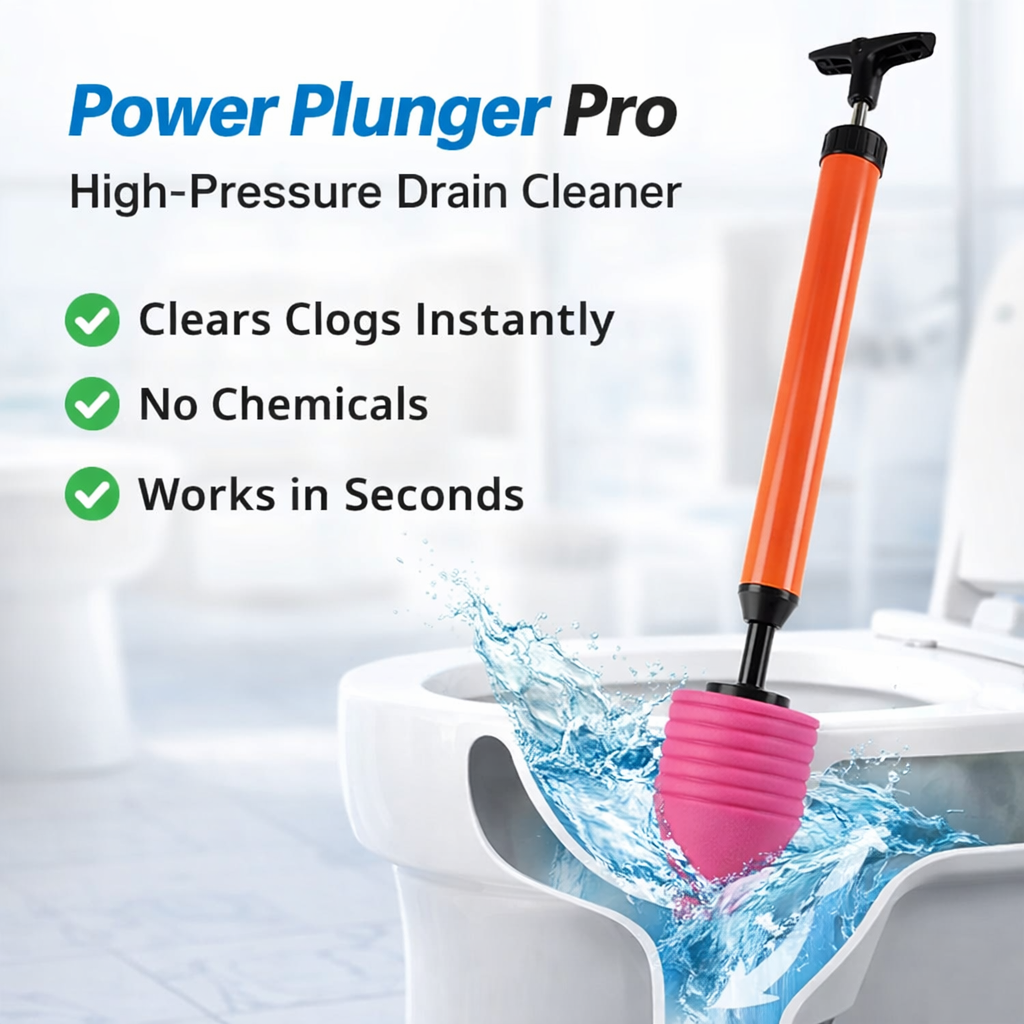 Sovimi™ High Pressure Drain Blaster – Powerful Toilet & Sink Unclogging Tool