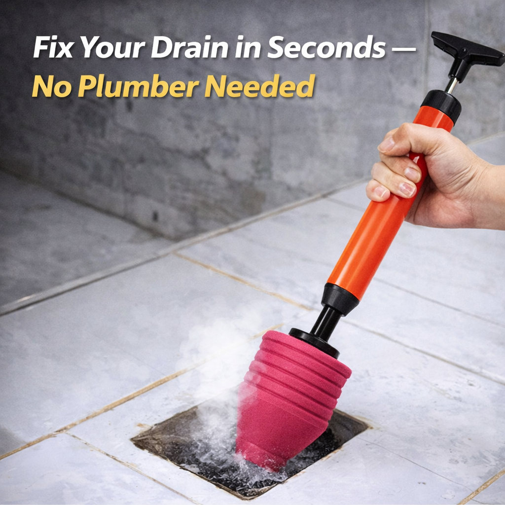 Sovimi™ High Pressure Drain Blaster – Powerful Toilet & Sink Unclogging Tool